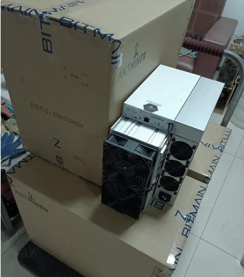 An advanced mining rig featuring high-performance GPUs