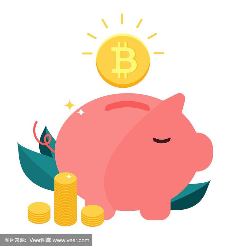 Bitcoin logo with a graph indicating profitability